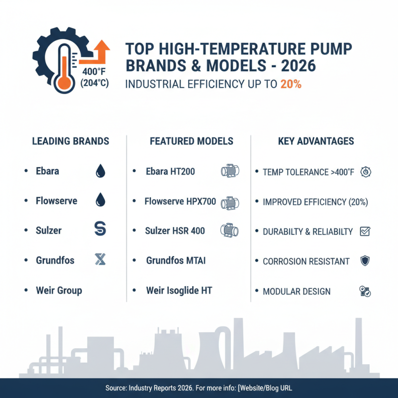 2026 Best High Temperature Pump Options for Industrial Applications?
