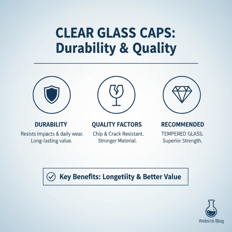 How to Choose the Best Clear Glass Caps for Your Needs?