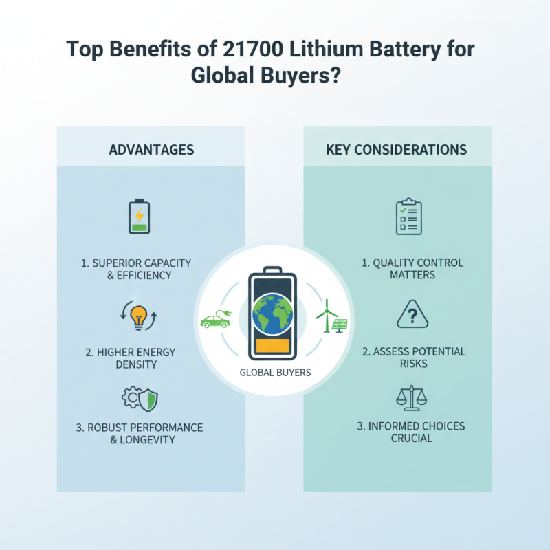 Top Benefits of 21700 Lithium Battery for Global Buyers?
