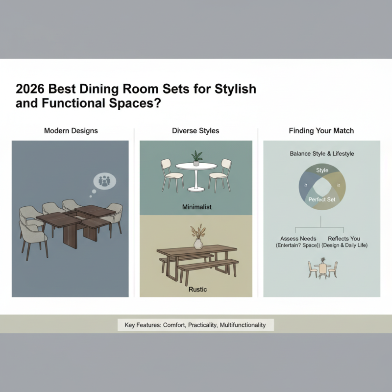 2026 Best Dining Room Sets for Stylish and Functional Spaces?