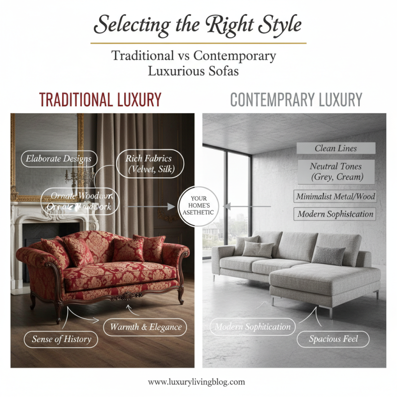 How to Choose the Best Luxurious Sofa for Your Home?