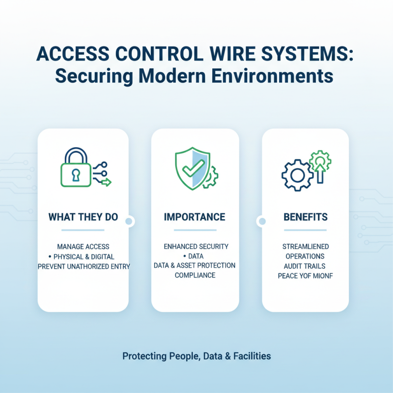 How to Implement Access Control Wire Systems for Enhanced Security?