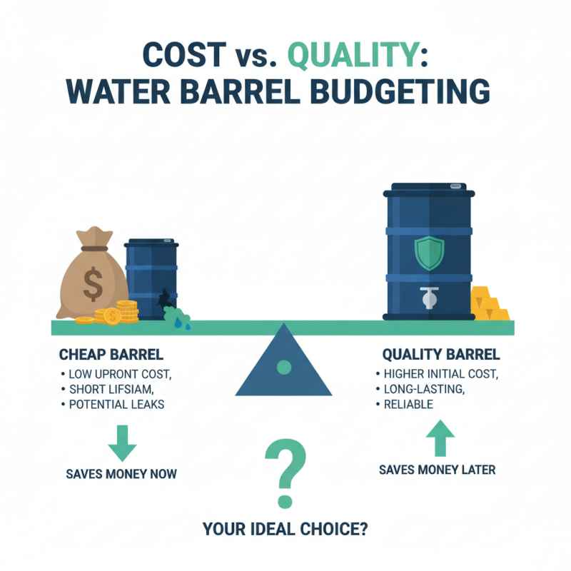 How to Choose the Right Water Barrels for Your Needs?