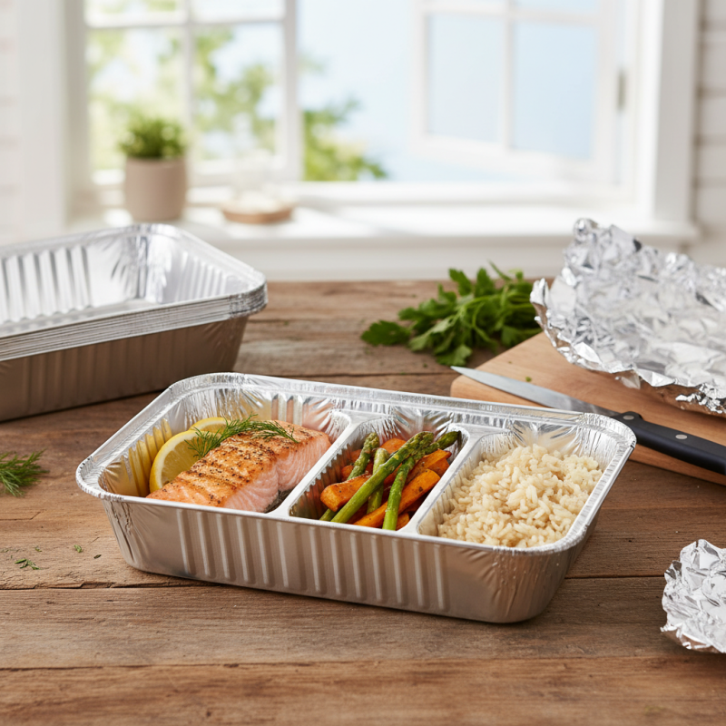 Why Choose 3 Compartment Aluminium Foil Container for Food?