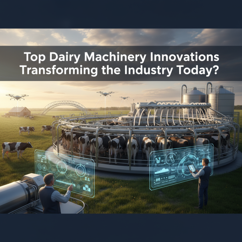 Top Dairy Machinery Innovations Transforming the Industry Today?