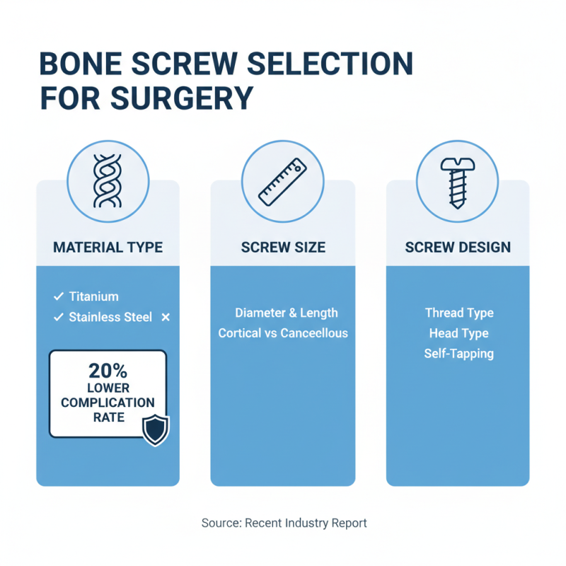 How to Choose the Right Orthopedic Bone Screws for Your Surgery?