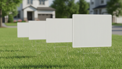 10 Essential Tips for Creating Effective Corrugated Yard Signs
