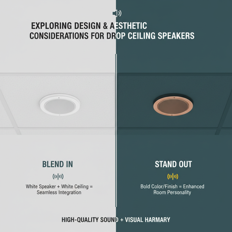 How to Choose the Best Drop Ceiling Speakers for Your Space?