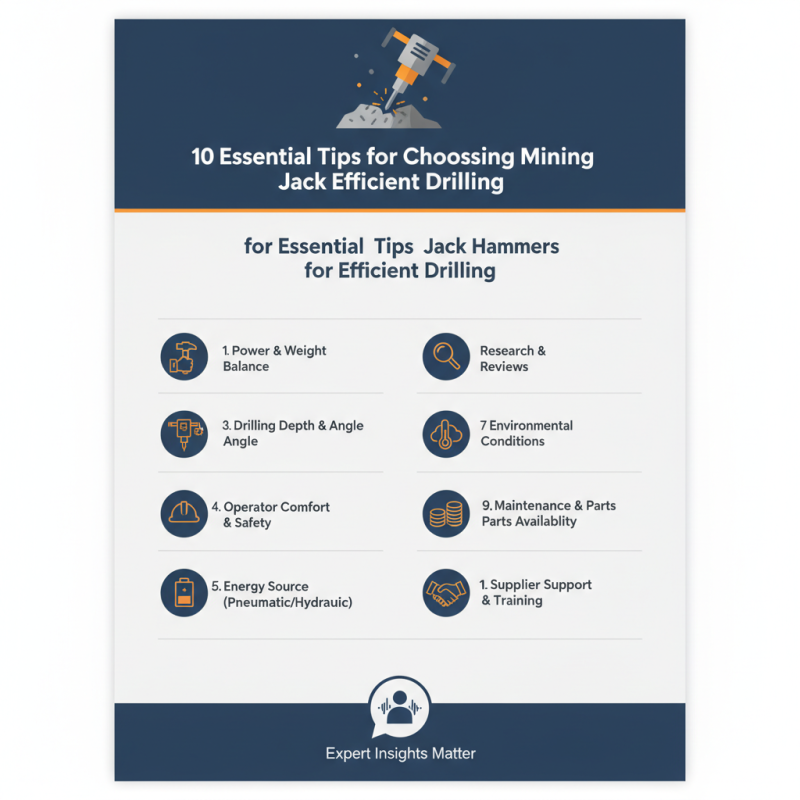 10 Essential Tips for Choosing Mining Jack Hammers for Efficient Drilling?