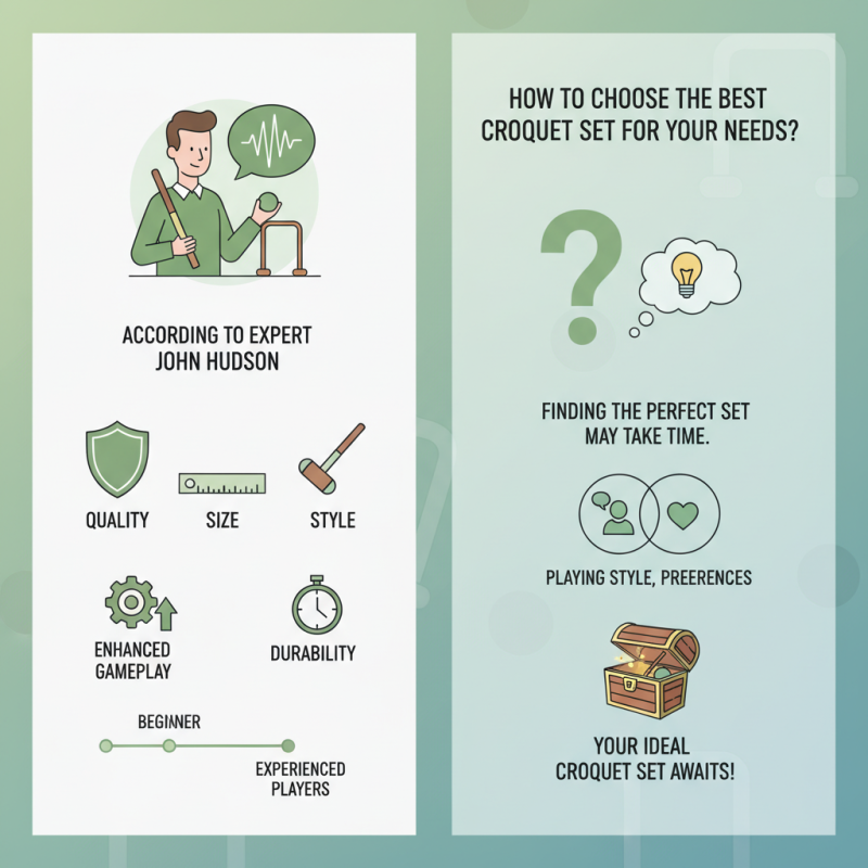 How to Choose the Best Croquet Set for Your Needs?