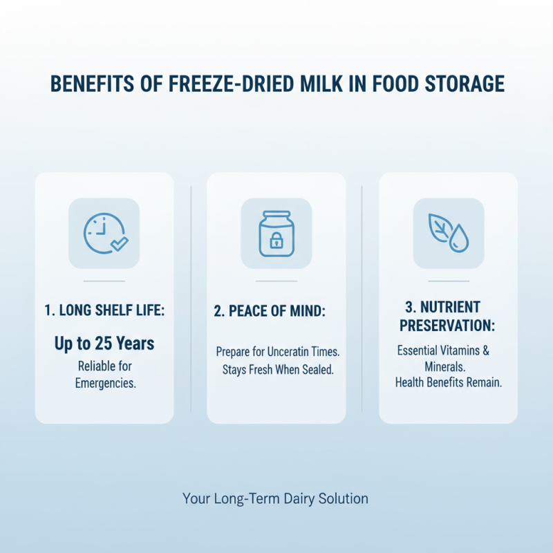 Why Choose Freeze Dried Milk for Your Food Storage Needs?