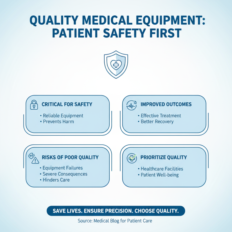 Why Choosing the Right Medical Equipment Supplies Matters for Healthcare?