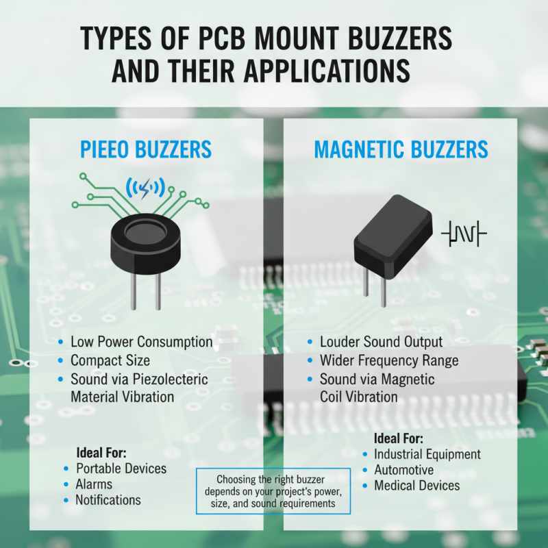 How to Choose the Right PCB Mount Buzzer for Your Project?