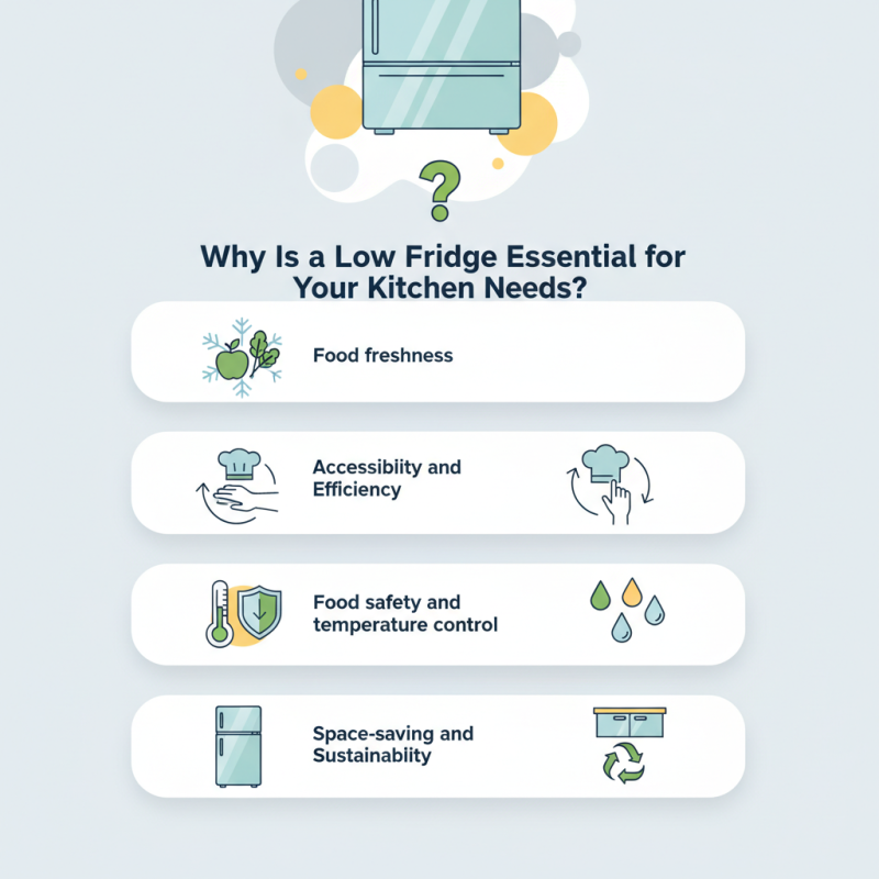 Why Is a Low Fridge Essential for Your Kitchen Needs?