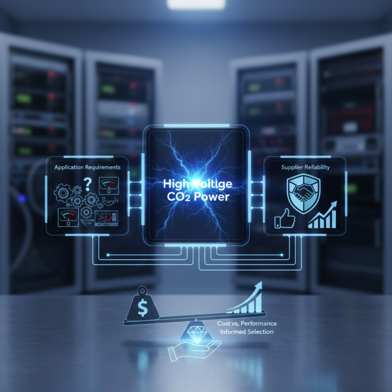 How to Choose the Best High Voltage Co2 Power Supply?