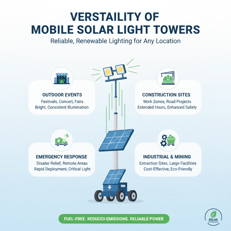 Top Mobile Solar Light Tower Benefits and Applications for Outdoor Events