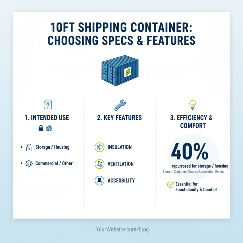 How to Buy a 10ft Shipping Container for Your Needs?