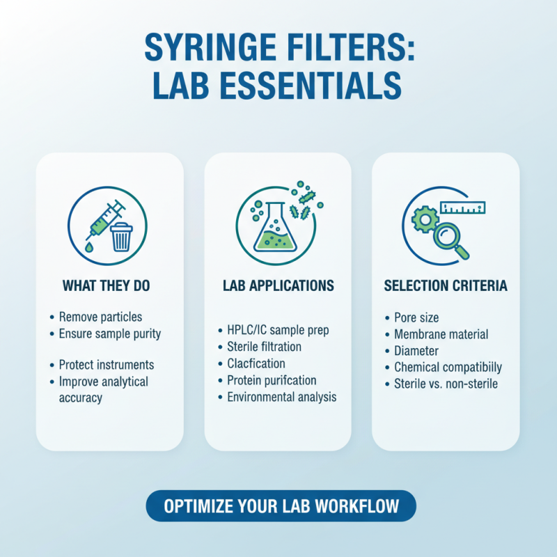 2026 Top Syringe Filter Options for Your Laboratory Needs?