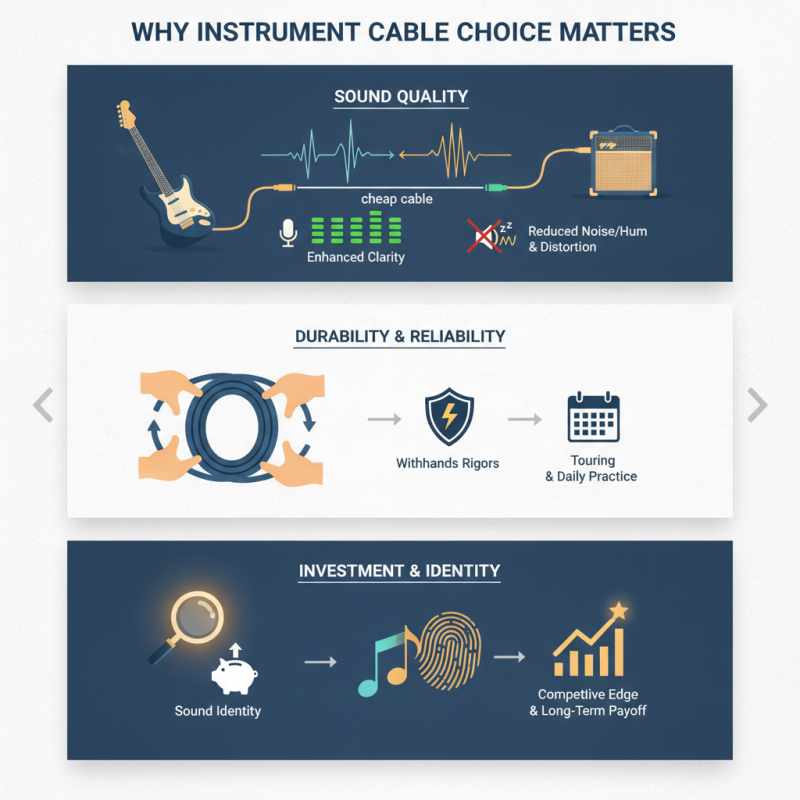 Why is Choosing the Right Instrument Cable Important for Musicians?