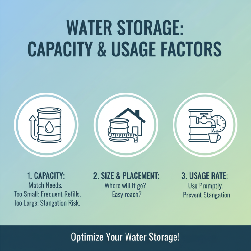 How to Choose the Right Water Barrels for Your Needs?