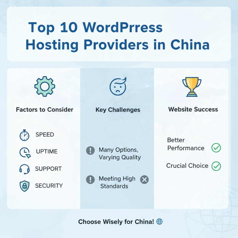 Top 10 WordPress Hosting Providers in China for Excellent Performance?
