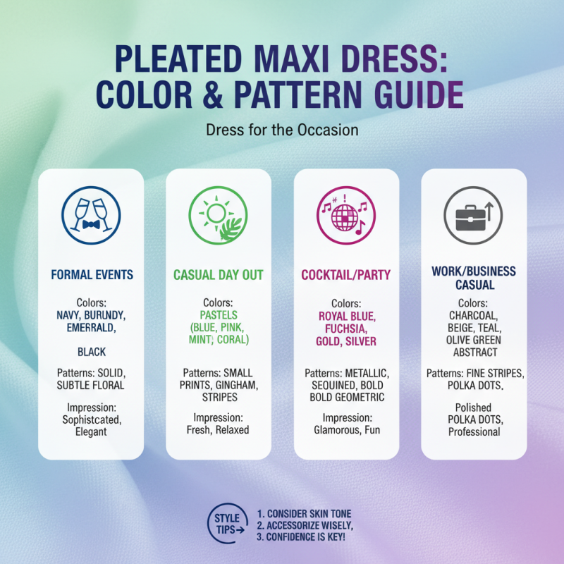How to Choose the Perfect Pleated Maxi Dress for Every Occasion?