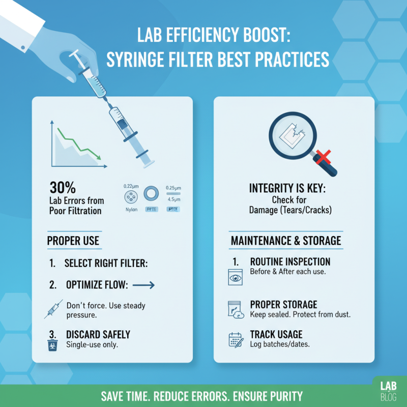 2026 Top Syringe Filter Options for Your Laboratory Needs?