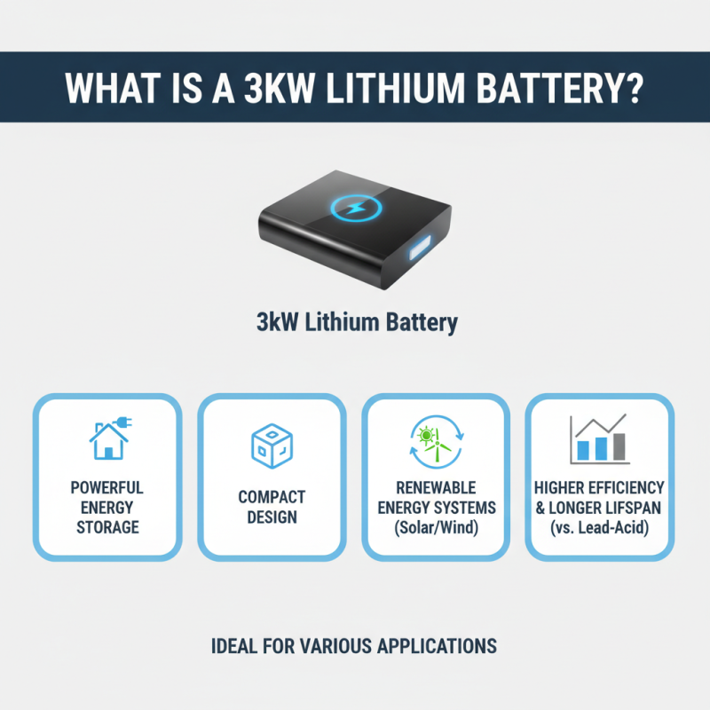 What is a 3kw Lithium Battery and its Applications?