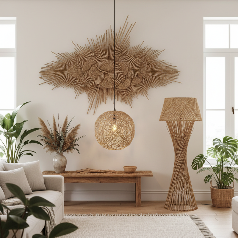 How to Use Wavy Rattan Stick for Creative Home Decor Ideas?