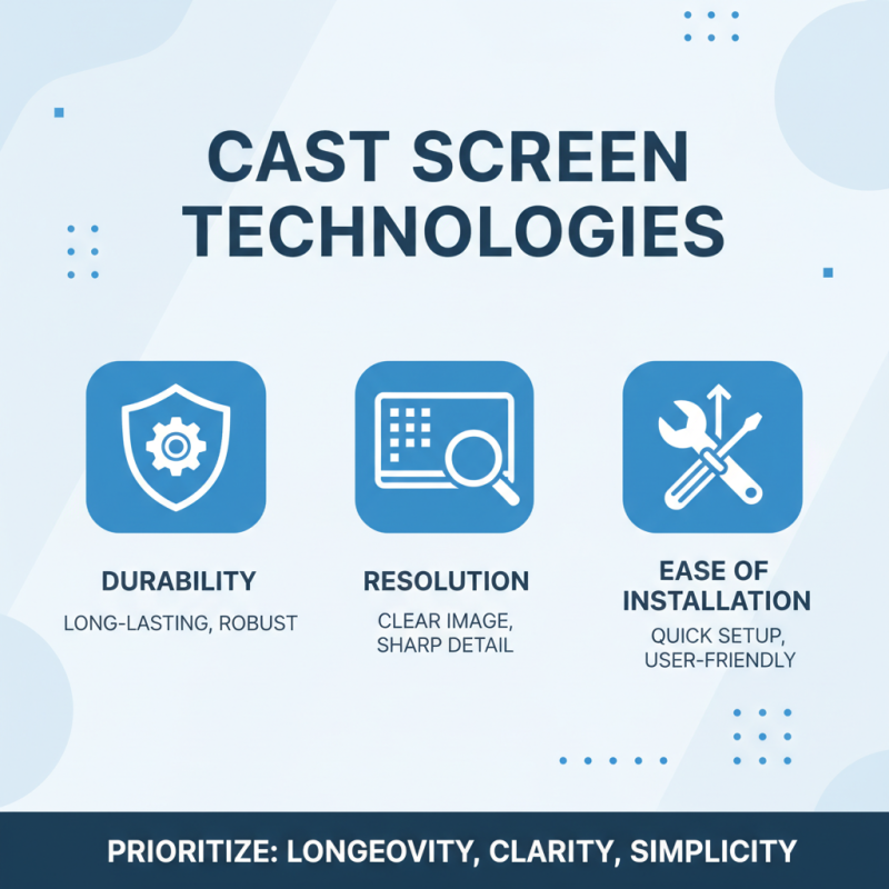 2026 Top Cast Screen Solutions for Global Buyers?