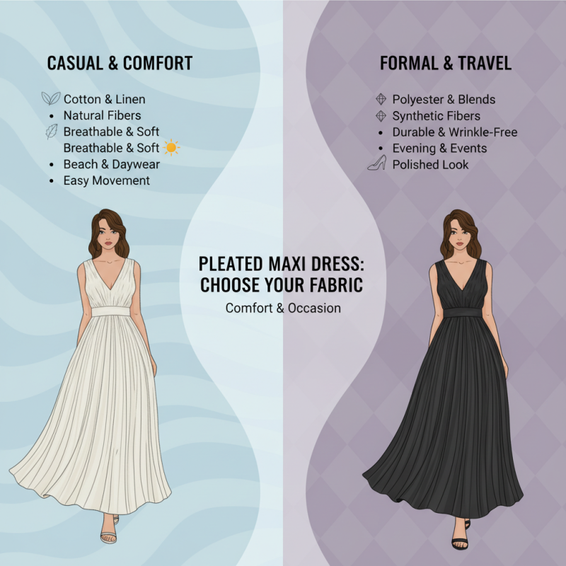 How to Choose the Perfect Pleated Maxi Dress for Every Occasion?