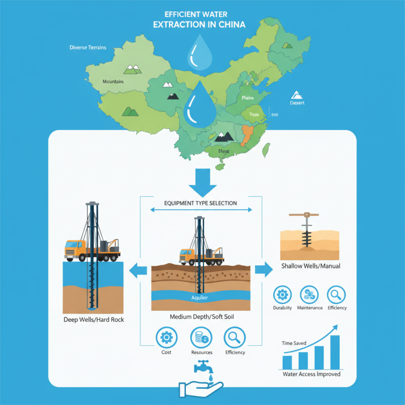 China Best Well Drilling Equipment Options for Efficient Water Extraction?