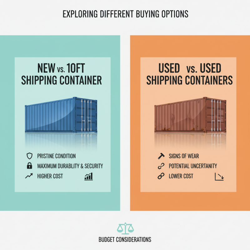 How to Buy a 10ft Shipping Container for Your Needs?