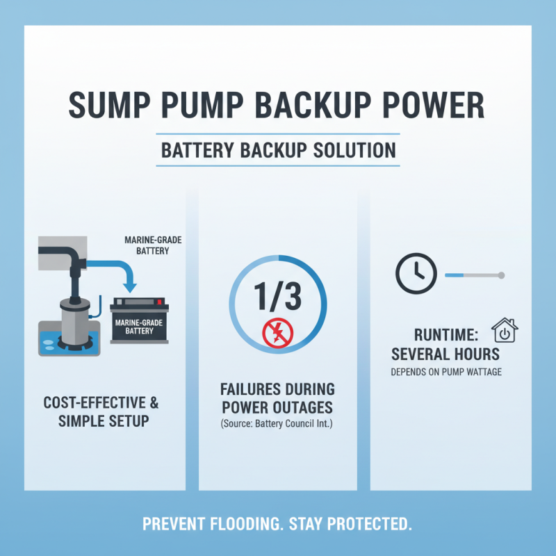 How to Back Up Power for Sump Pump in Case of Outage?