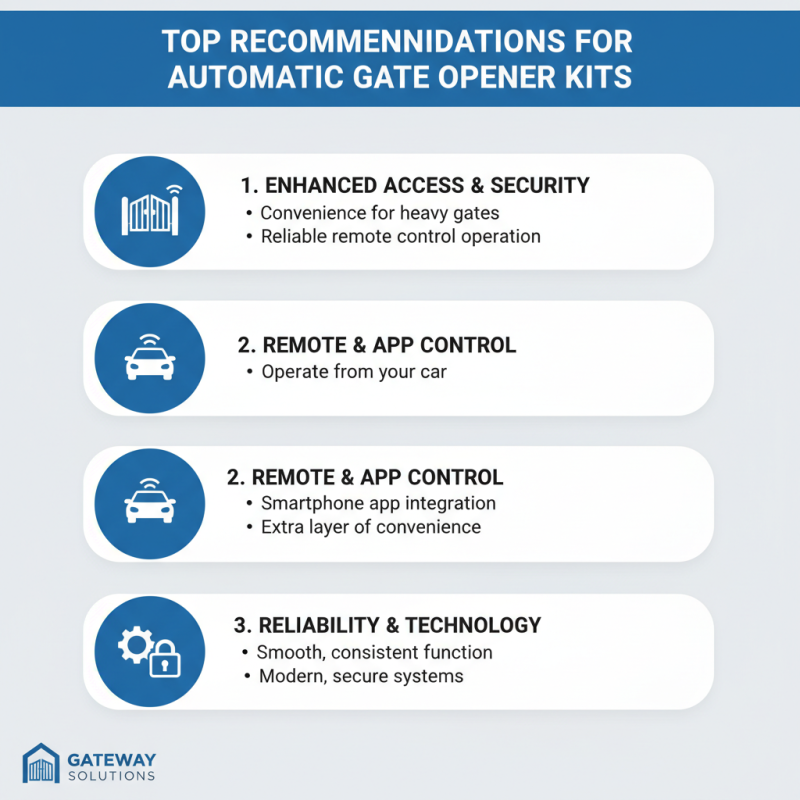 Best Automatic Gate Opener Kit for Easy Access and Security?