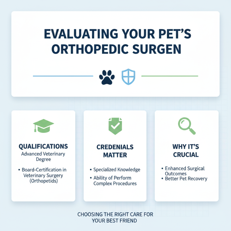 How to Choose the Right Vet Orthopedic Surgeon for Your Pet?
