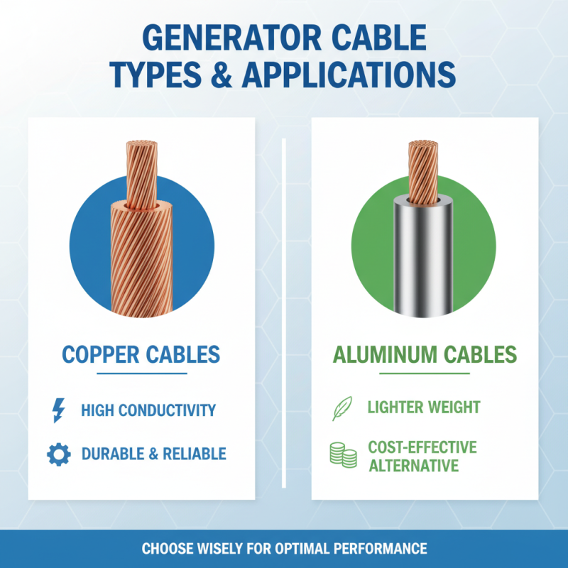 How to Choose the Right Generator Cable for Your Needs?