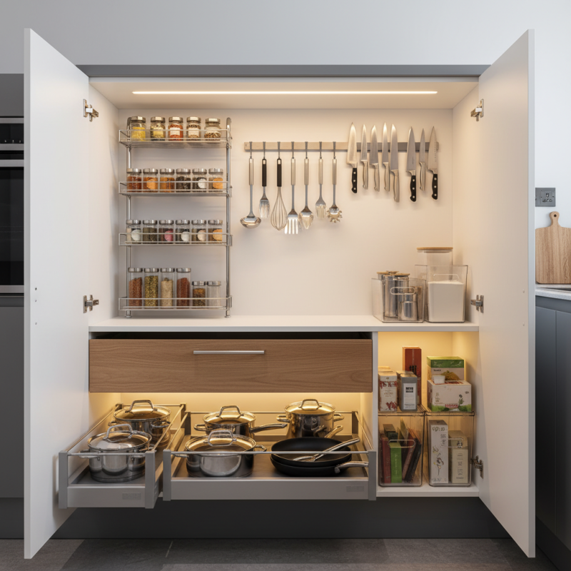 Why You Should Use These Best Space Saving Ideas for Kitchen Cabinets?