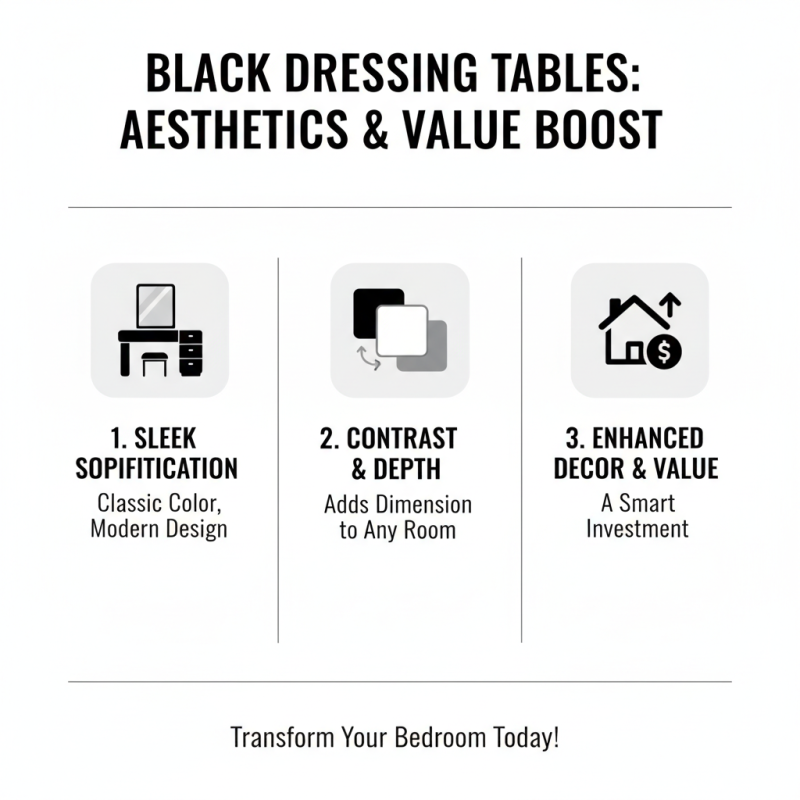 China Top 10 Black Dressing Table Styles for Your Bedroom Decor?