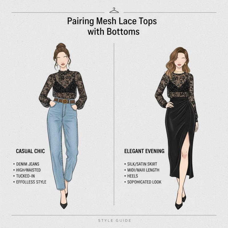 How to Style a Mesh Lace Sexy Top for Any Occasion?