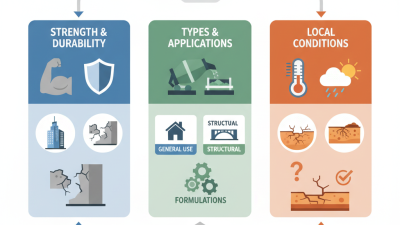 Why Choose the Right Cement Mix for Your Construction Needs?