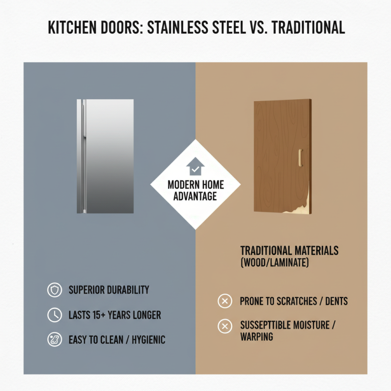 Top Benefits of Choosing Stainless Steel Kitchen Doors for Your Home?
