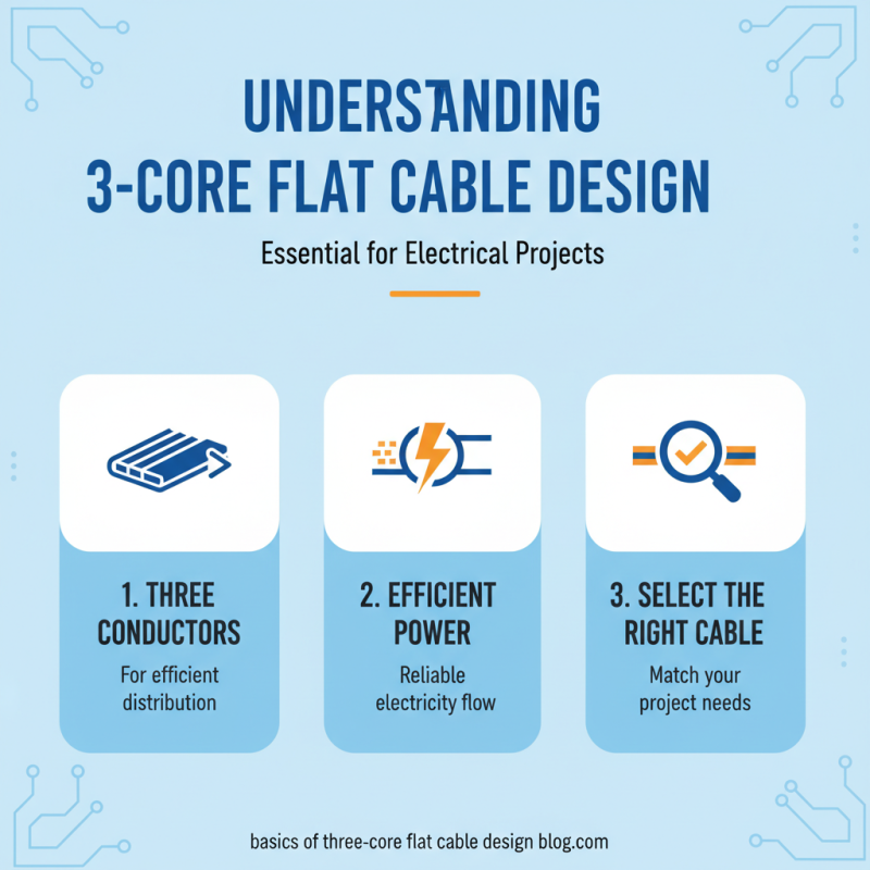 Why Choose Three Core Flat Cable for Your Projects?