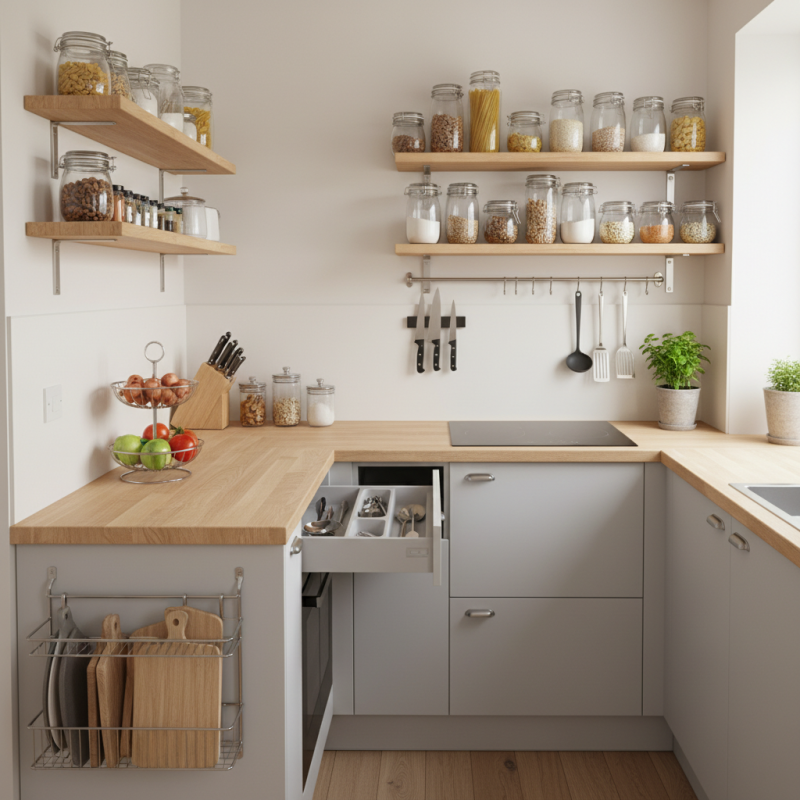 How to Organize a Small Kitchen Efficiently for Maximum Space