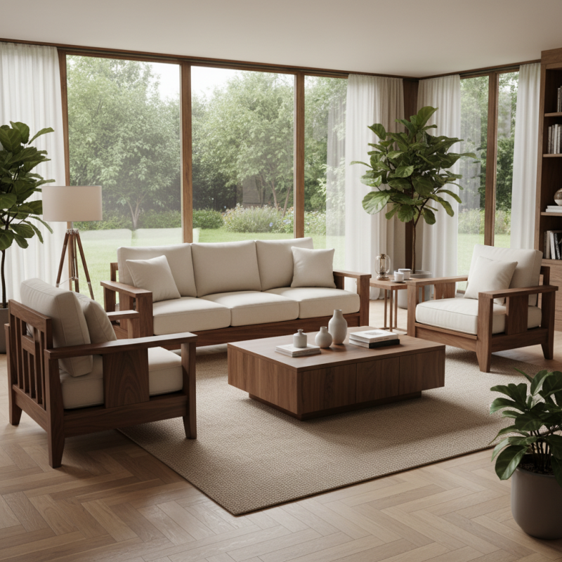 2026 Best Sofa Set Design In Wooden Styles For Your Home?