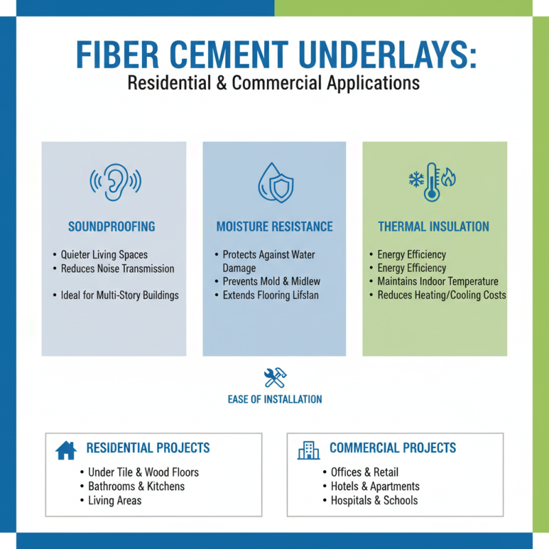 China Top Fiber Cement Floor Underlay Benefits and Applications?