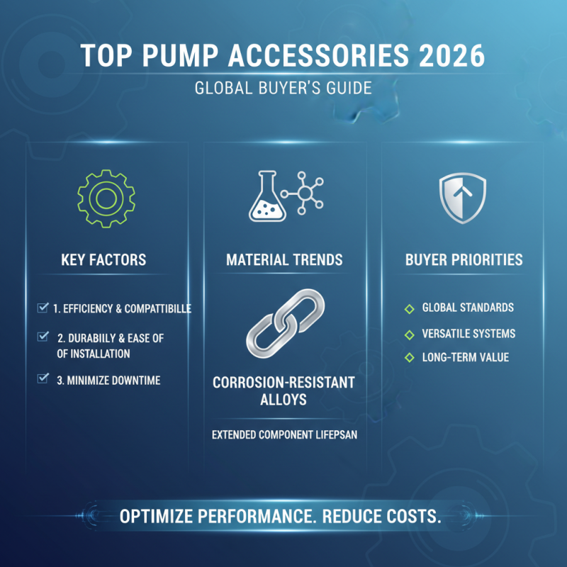 Top Pump Accessories to Consider for 2026 Global Buyers?