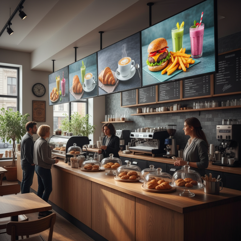 What are TV Menu Boards and How Can They Improve Sales?