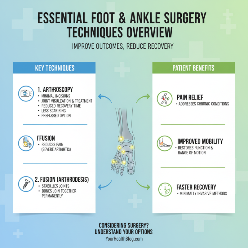 Top Foot Ankle Surgery Techniques You Should Know?