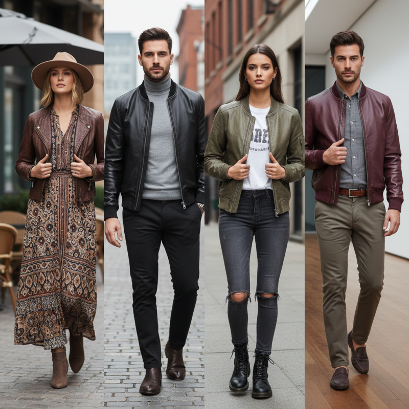 2026 How to Style Leather Bomber Jackets for Every Occasion?